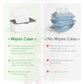 Flenpptly Baby Wipes Dispenser, Wipes Case Baby Wipe Holder Keeps Wipes Fresh, Non-Slip, Easy Open & Close (Gray)