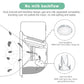 Pdfans 4Pcs Duckbill Valves Breast Pump Replacement Parts Compatible With Momcozy/Tsrete/Cppslee S9/S12 Wearable Breas Pump Acce