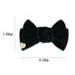 Handmade Hair Bows Cute Christmas Valentine School Hair Clips Green Velvet Hair Accessories For Kids Girls Infants Toddler Headd