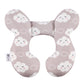 vocheer Baby Travel Pillow(Upgraded), Head and Neck Support Pillow for Pushchair, Car Seat, Stroller, Bouncer, Cotton(Grey Cloud