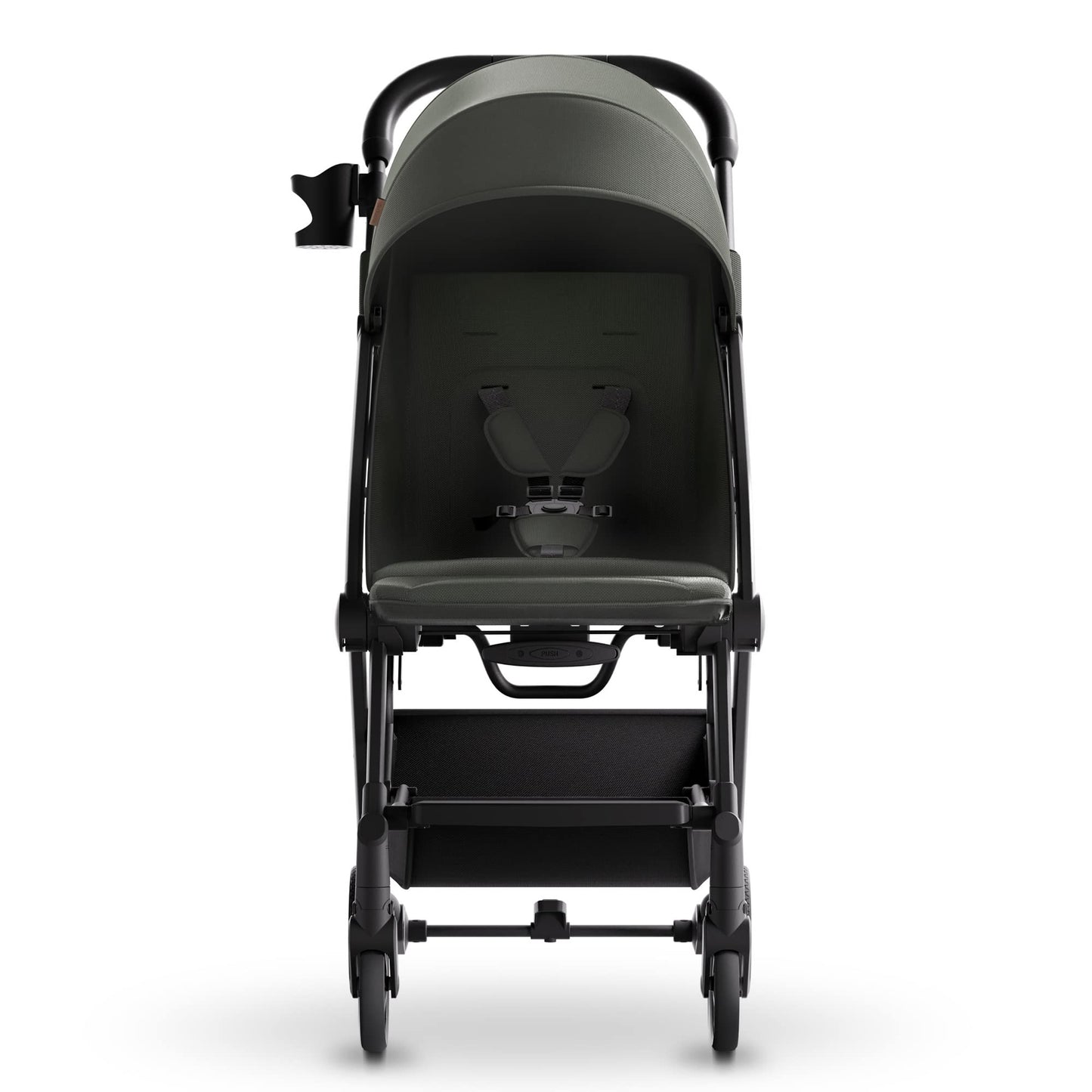 Mompush Lithe V2 Lightweight Travel Stroller, Compact Foldable Baby Stroller with Travel Bag, One-Hand Fold Stroller, Snack Tray