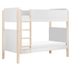 Babyletto Tiptoe Convertible Bunk Bed in Black and Natural Walnut, Greenguard Gold Certified