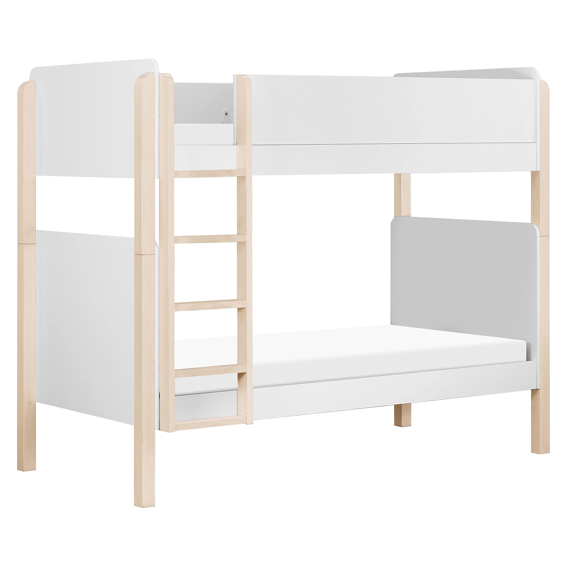 Babyletto Tiptoe Convertible Bunk Bed in Black and Natural Walnut, Greenguard Gold Certified