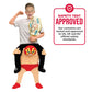 Morph Wrestler Piggy Back Costume Kids, Kids Piggyback Costume, Kids Ride On Costume Kids, Funny Kids Halloween Costumes