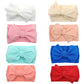 Baby Girl Bow Headbands Newborn Hairband Baby Turban Knotted Elastic Headwrap For Toddler Hair Accessories (Aa03-8Pcs)