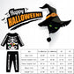 Lensous Baby Boy'S Skeleton Halloween Costume Long Sleeve Outfits Pant Sets (Skeleton, 2T)