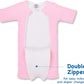 Baby Merlins Magic Sleepsuit - Swaddle Transition Product - Microfleece - Pink - 3-6 Months