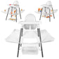 Food Catcher Compatible with IKEA Antilop Baby High Chair Also as Toy Catcher Mess Catcher - 30 inch x 30 inch Unfolded Area - N