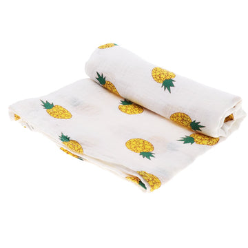 VELURA SYDL Baby Swaddling Blanket Soft Muslin Cotton Swaddle Towel Yellow Pine| Blankets & Throws|Baby