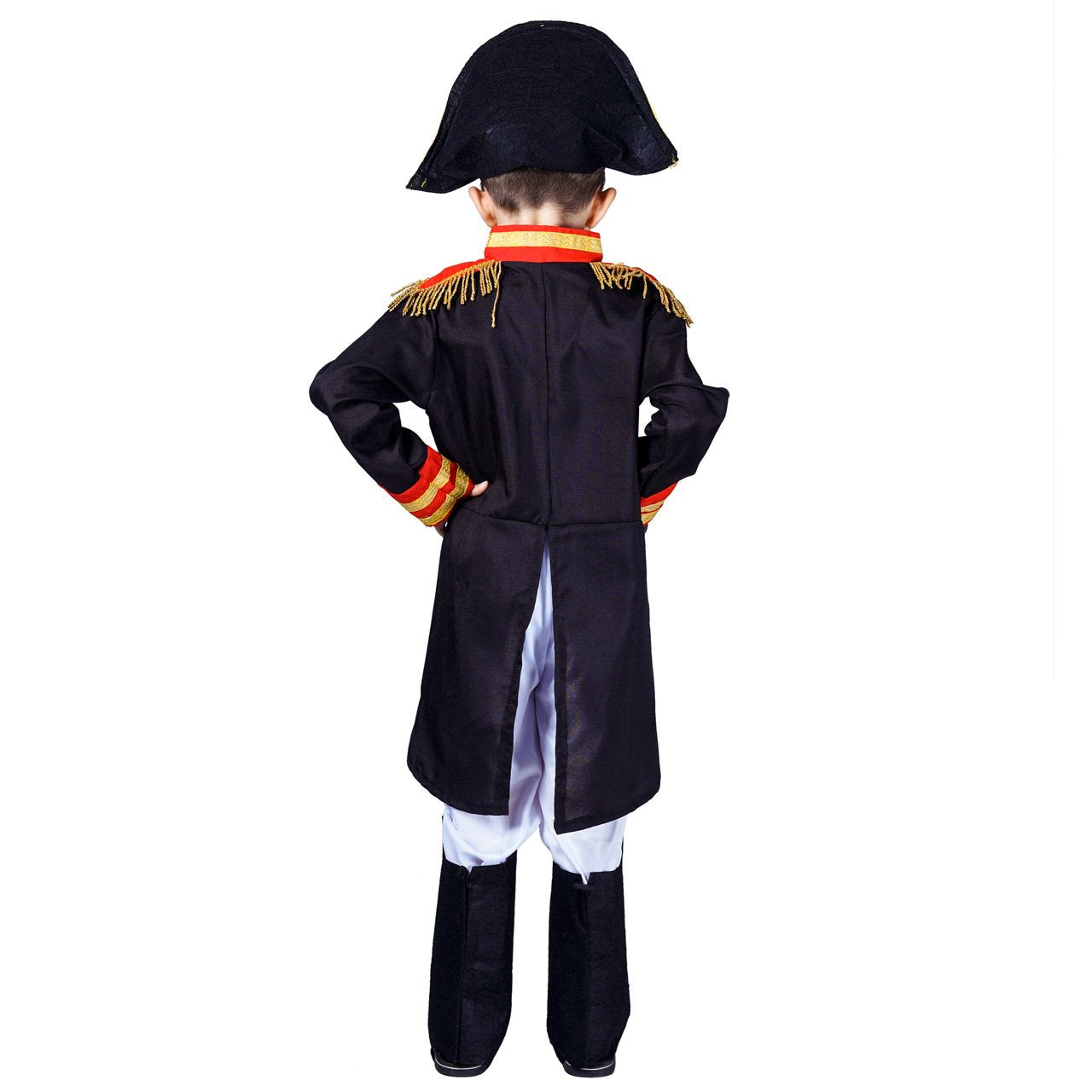 Kalcykizz Boy'S Napoleon Costume Navy Red Yellow (7-9Y)