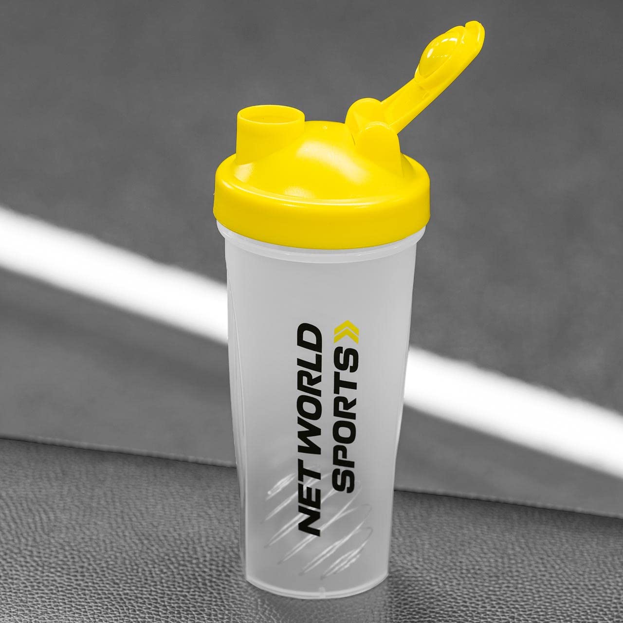 FORZA 24fl Oz Protein Shaker Bottle | BPA and Phthalate Free | Multi-Packs Available & 4 Color Options (Yellow, Pack of 3)