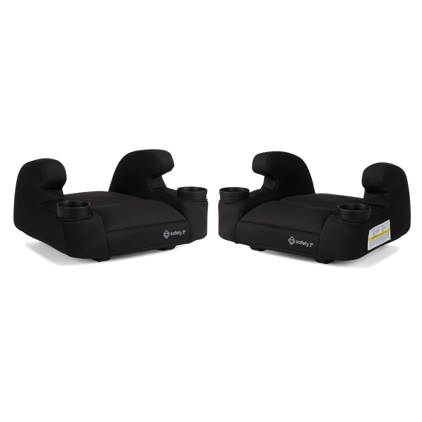 Safety 1st Comfort Ride Lite Booster Car Seat, 2-Pack, Lightweight Backless Booster Seat, Machine Washable, Dishwasher Safe Cup 