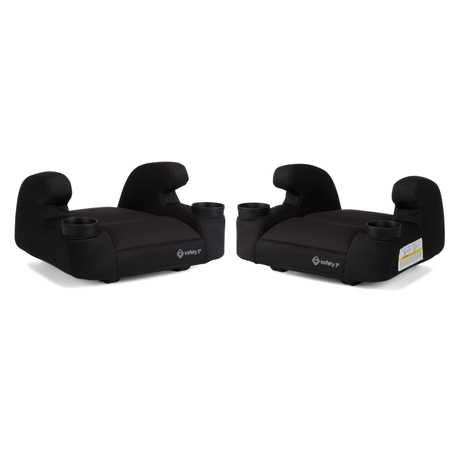 Safety 1st Comfort Ride Lite Booster Car Seat, 2-Pack, Lightweight Backless Booster Seat, Machine Washable, Dishwasher Safe Cup 