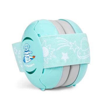 Lysian Aqua Baby Ear Muffs Noise Cancelling Headphone For Infants With Elastic Headband, Hearing Protection Kid Earmuffs For Sle