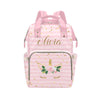 Personalized Baby Diaper Bag Backpack for Women, Custom Name Nursing Mommy Daypack, Diaper Bag for Girls Boys, New Mom Gifts (Un