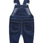 Abolai Cute Baby Boys Clothes Toddler Jumpsuit Rompers Jean Overalls Set With Stripe T-Shirt Black 70