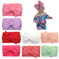 Baby Girl Bow Headbands Newborn Hairband Baby Turban Knotted Elastic Headwrap For Toddler Hair Accessories (Aa04-8Pcs)