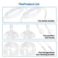 Straw Cup Soft Spout Conversion Kit For Philips Avent Natural Baby Bottle, Bottle Handles And Weighted Straw (2 Pack)