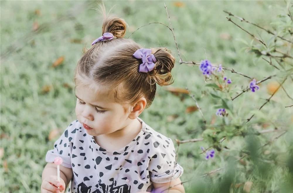 Baily Baby Hair Clips Tiny Hair Bow Alligator Clips For Toddler Baby Girls Fine Hair Pins In Fringe Bangs (Ambrosia 48 Pcs In Pa