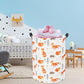 Tibaolover Foxes Kids Laundry Basket Baby Hamper Foxes Toy Storage Bin For Boys Room Decor Baby Nursery Hamper Gift Baskets For