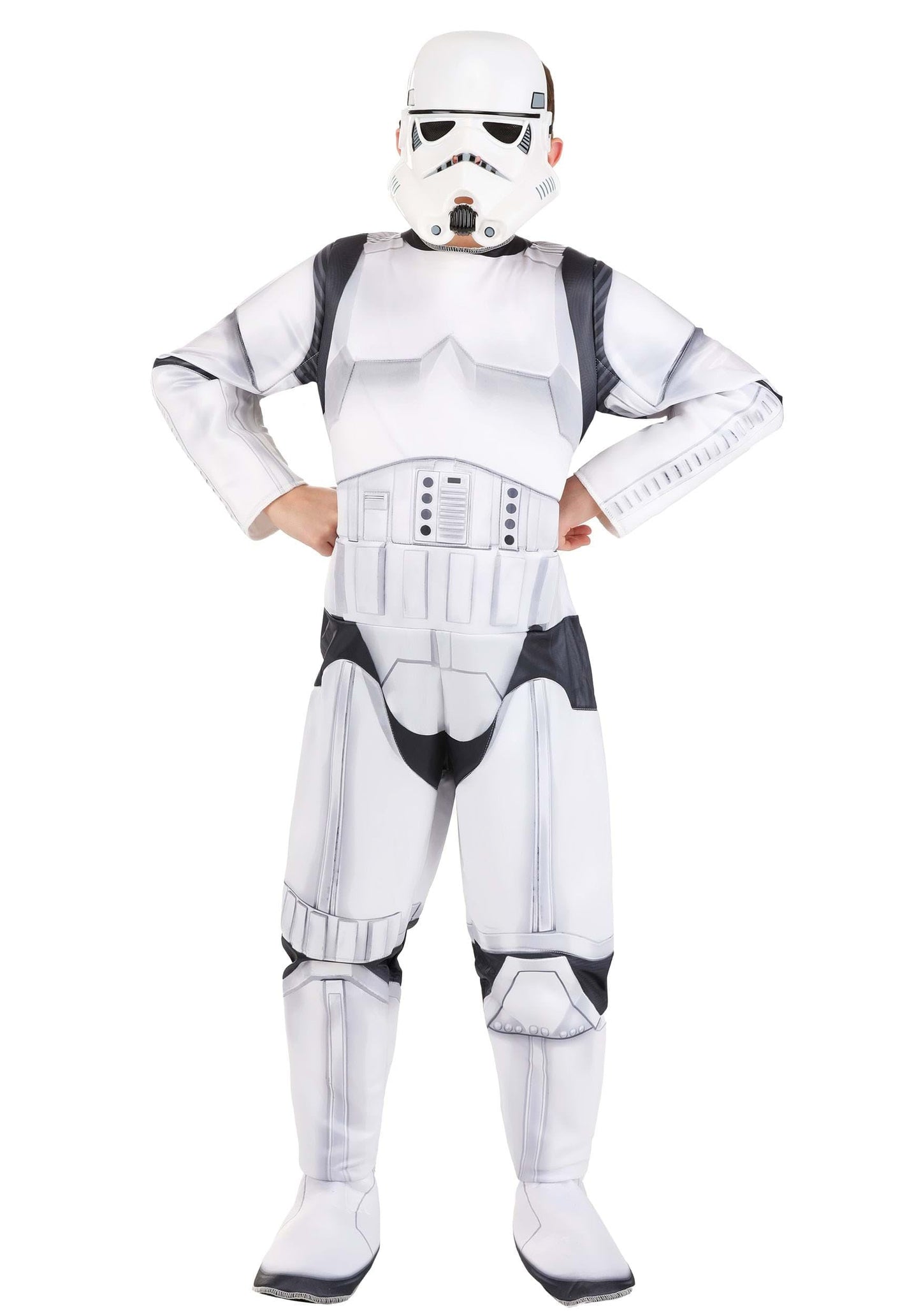 Star Wars Boys Deluxe Stormtrooper Costume, Kids Halloween Costume, Child- Officially Licensed X-Small