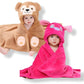 First Kick Baby Bath Towels New Born Combo Pack of Hooded Quick Water Absorbing Towels for Baby Boys and Baby Girls Pack of 2 Pc