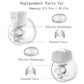 S9 Pro / S12 Pro Replacement Pump Parts - 6Pcs Duckbill Valve And 4Pcs Silicone Diaphragm - Compatible With Momcozy S12 Pro/S9 P