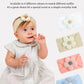 Zurlefy Stretchy Baby Girl Headbands Bows, Infant Headband Bows For Baby Bonnet Newborn Head Wraps Toddler Unisex (03H-15)