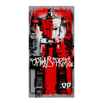 Franco Transformers Optimus Prime Super Soft Cotton Bath/Pool/Beach Towel, 60 In X 30 In, (Official Licensed Product) Collectibl