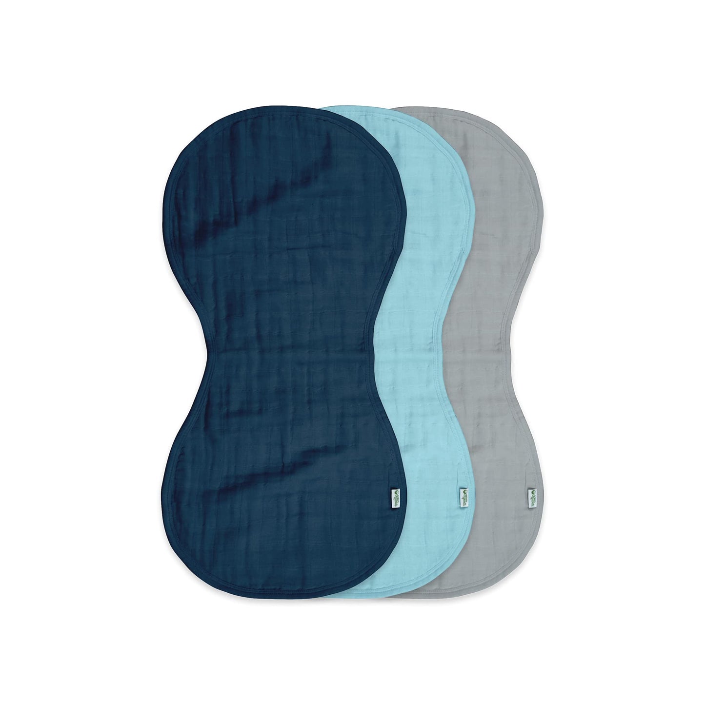 Green Sprouts Muslin Burp Cloths Made From Organic Cotton  4 Absorbent Layers Protect From Sniffles, Drips & Drools  100% Organi