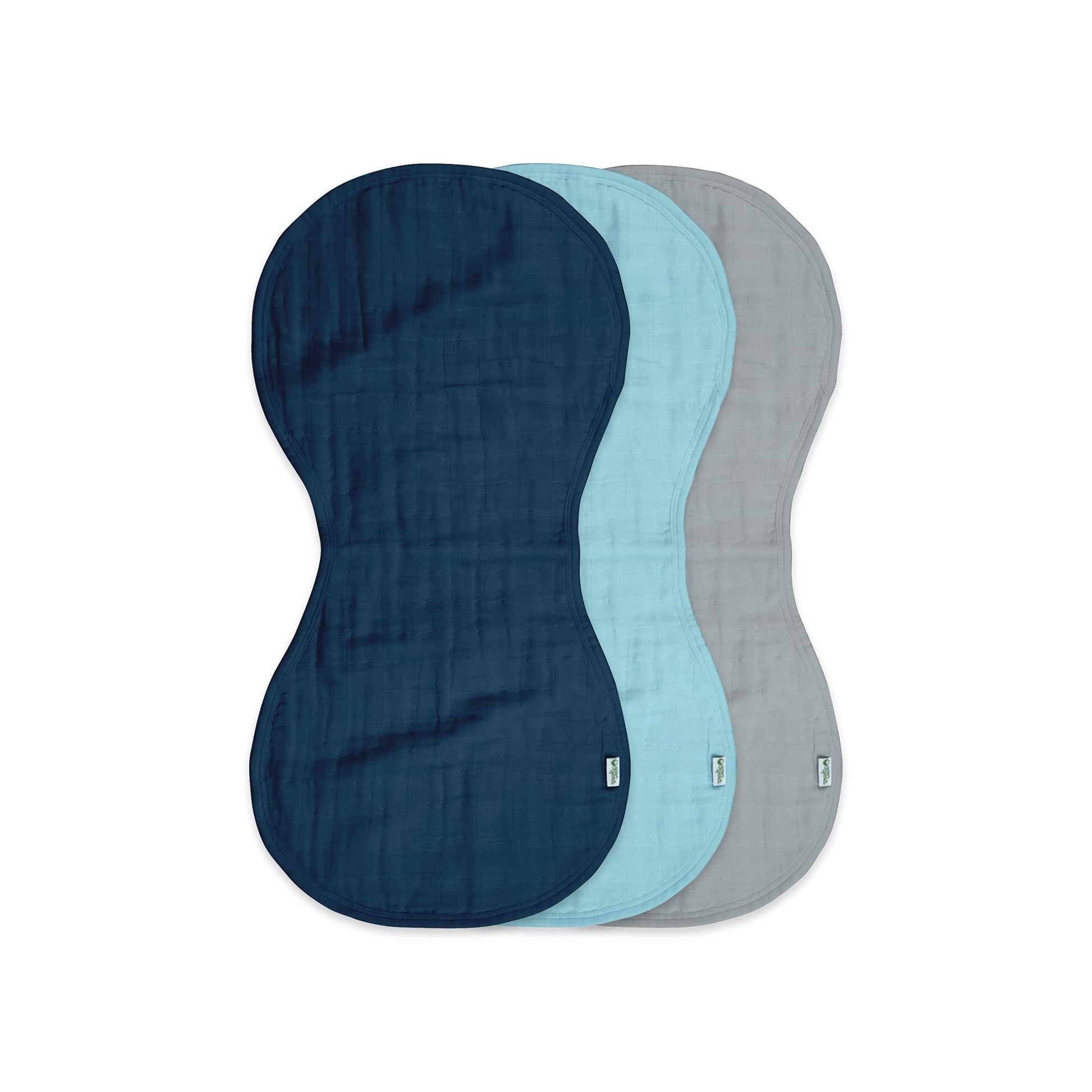 Green Sprouts Muslin Burp Cloths Made From Organic Cotton  4 Absorbent Layers Protect From Sniffles, Drips & Drools  100% Organi