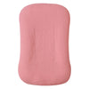 Hooyax Muslin Baby Lounger Cover Soft Organic Cotton Slipcover Fits Newborn Lounger For Baby Boys And Girls (Flesh Pink)