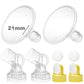 Nenesupply Pump Parts 21Mm Flanges Compatible With Medela Breastpump Flange Valve Membrane Connector Compatible With Personalfit