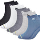 Sjeware Men And Women Solid Ankle Length Socks Free Size (Pack Of 4)