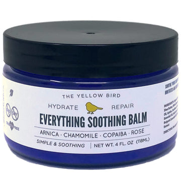 Yellow Bird Natural Soothing Foot & Body Balm - Everything Skin Moisturizer, Organic Itch Relief Cream, Baby Diaper Balm, Soothi