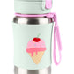 Skip Hop Toddler Sippy Cup with Straw, Sparks Stainless Steel Straw Bottle, Ice Cream