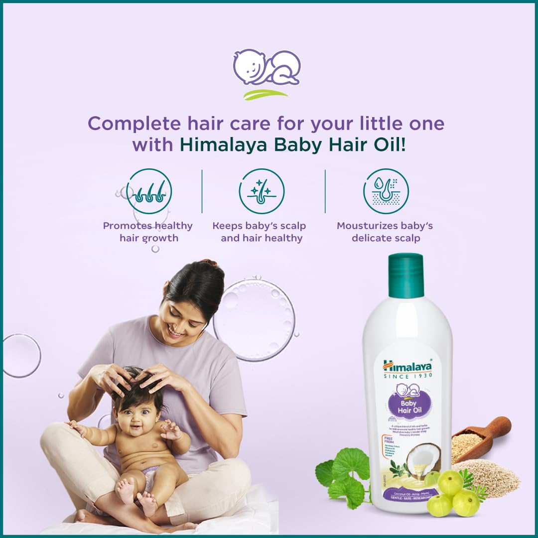 Himalaya Baby Hair Oil, 200Ml