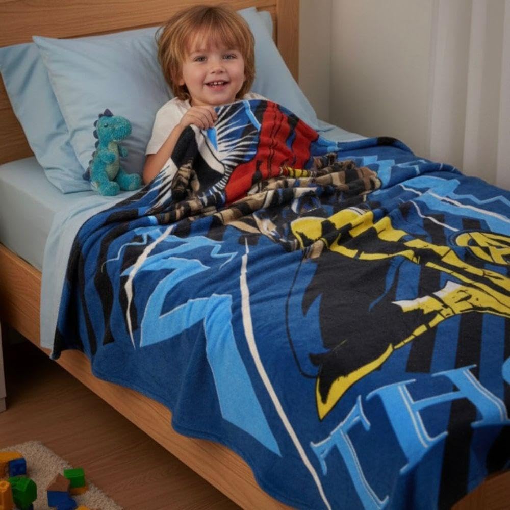 Decovia Disney Kids Printed Single Bed Blanket | Soft & Cozy Cartoon Blanket For Girls | Lightweight Winter Ac Blanket (Thor)