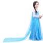BanKids Princess Costume Birthday Party Dress Up for Little Girls with Wig,Crown,Wand,Gloves Accessories 6-7Years(Q89,130)