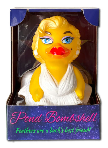 CelebriDucks - Pond Bombshell - Floating Rubber Ducks - Collectible Bath Toy Gift for Kids & Adults of All Ages