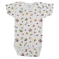 Bambini Cotton Baby Boy Girl Short Sleeve Onesie Bodysuit Variety 3-Pack - Newborn