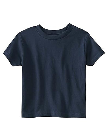 Rabbit Skins Toddler'S 5.5 Oz. Jersey Short-Sleeve T-Shirt, 2T, Navy