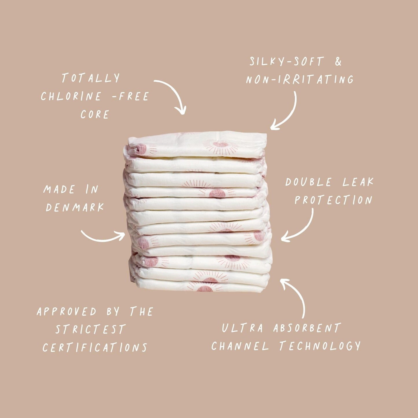 Joonya Baby Diapers, Size 4 L (15-31 Lb) - 6 Bags Of 25 (150) - New Range - Nontoxic, Eco-Friendly, Ultra Slim, Overnight Use -