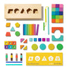 LOVEVERY | The Block Set | Solid Wood Building Blocks and Shapes + Wooden Storage Box, 70 Pieces, 18 Colors, 20+ Activities, Tod