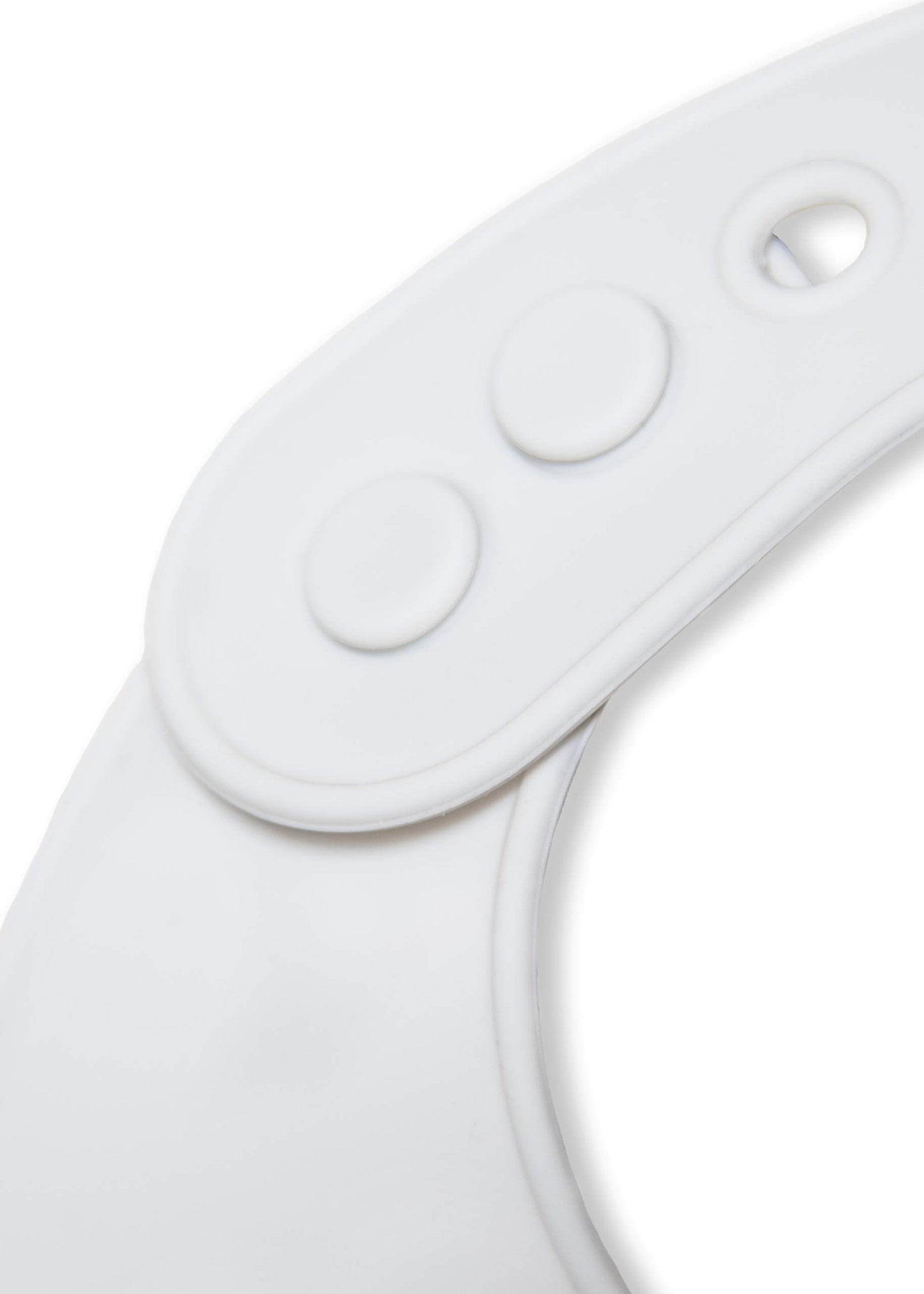 Modern-Twist Bucket-Bib 100% Food-Grade Silicone, Waterproof And Reusable, Goldfish - Cloud