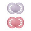 Mam Original Matte Baby Pacifier, Nipple Shape Helps Promote Healthy Oral Development, Sterilizer Case, Girl ,6-16 Months(Pack O