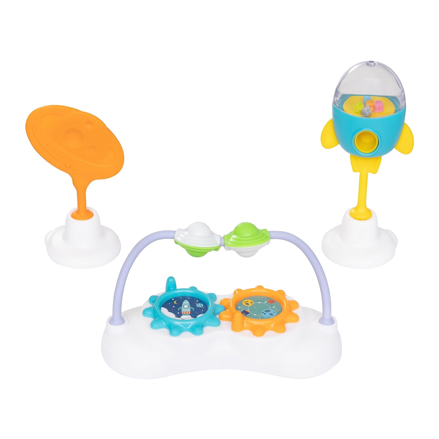 Smart Steps Plus 2-In-1 Walker With Deluxe Toys, Orbits White