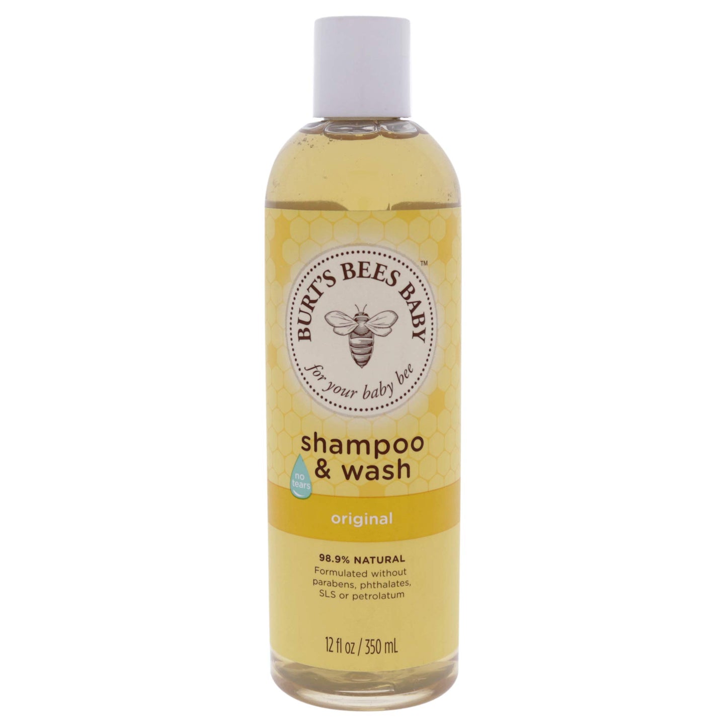 Burt'S Bees Baby Shampoo & Wash, Original Tear Free Baby Soap - 12 Ounce Bottle