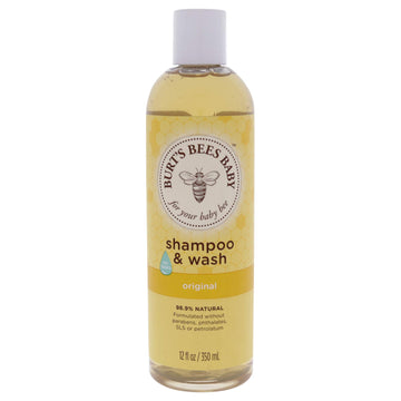Burt'S Bees Baby Shampoo & Wash, Original Tear Free Baby Soap - 12 Ounce Bottle