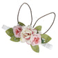 Dreamlily Baby Girls Flower Crown Spring Bunny Headband Woodland Floral Head Piece For Toddler Bb14 (Pink)
